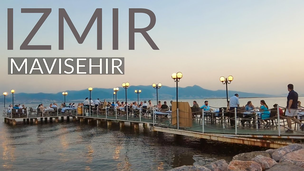 Explore İzmir's Mavişehir: Waterfront, Restaurants & Ecological Corridor 🇹🇷 (4K Walk)