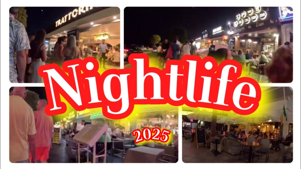 #29July#2025 Nightlife in Puerto Del Carmen Lanzarote Night Walk