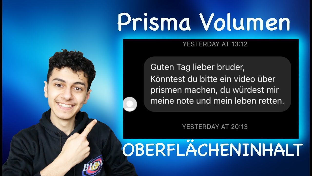 Prisma Oberflächeninhalt und Volumen berechnen| Zuschauerwünsche