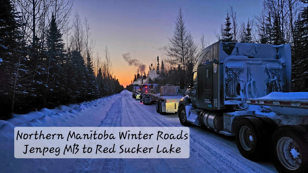 Northern Manitoba Winter Roads- Jenpeg to Red Sucker Lake