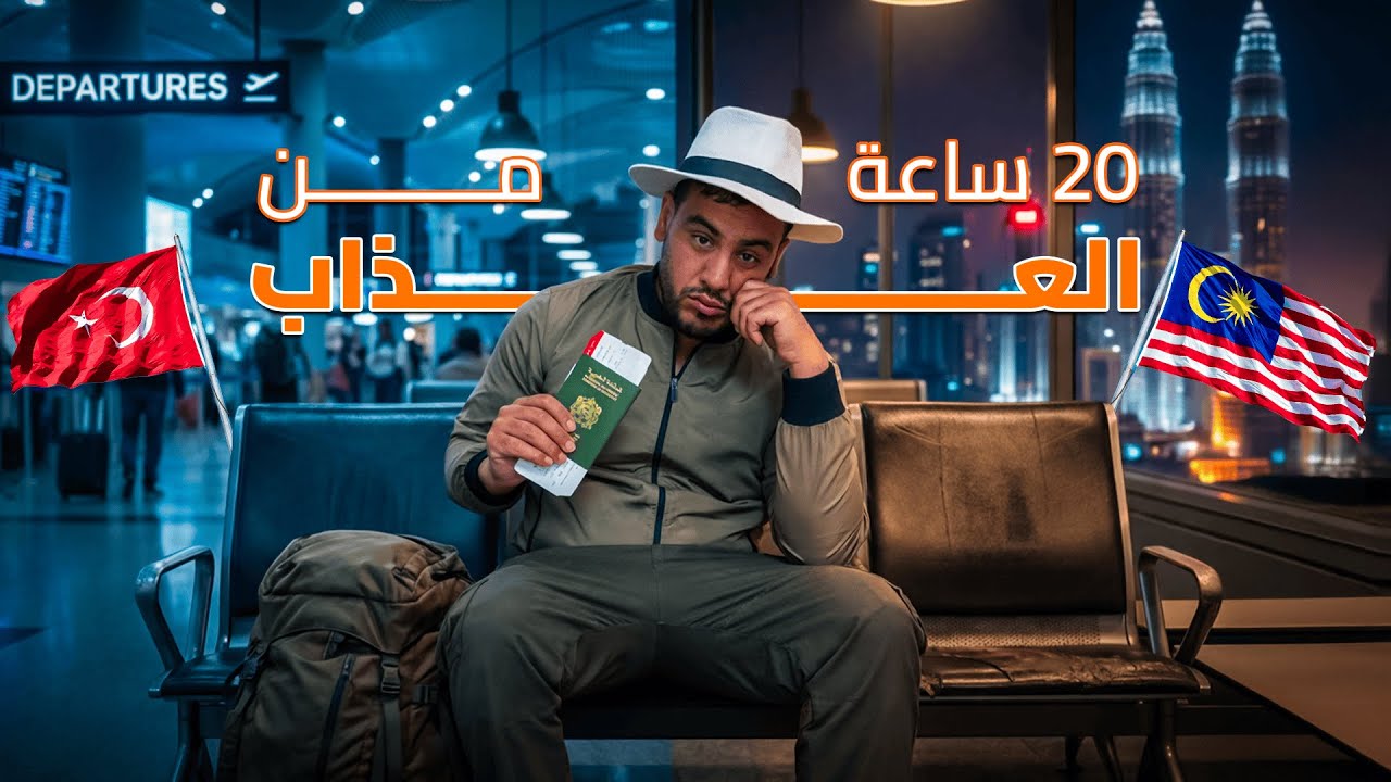 رحلة العذاب: 20 ساعة من اسطنبول إلى كوالالمبور! (أخيراً وصلنا ماليزيا 🇲🇾)