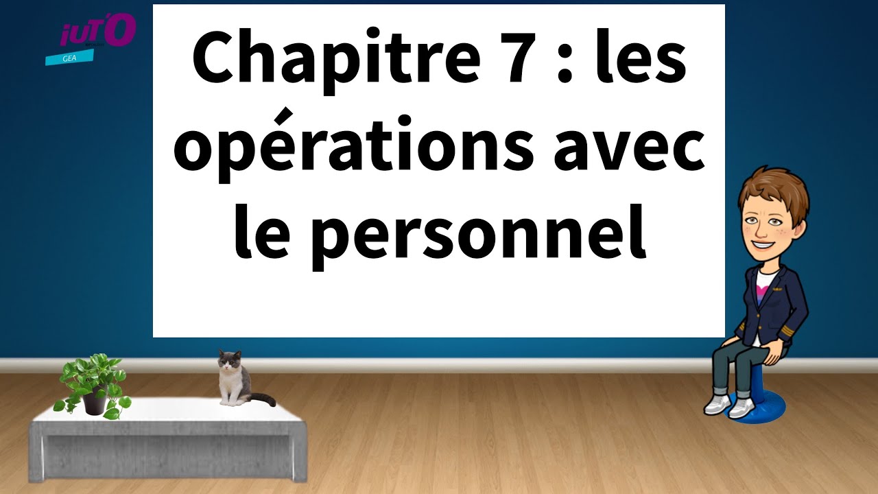 Cours de comptabilité financière :  les opérations avec le personnel