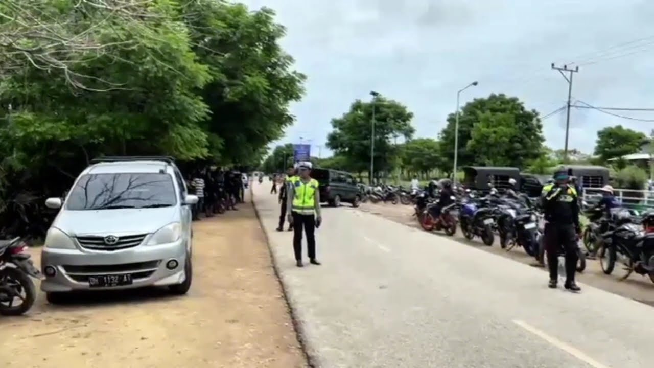 Sat lantas polres sabu Raijua laksanakan kegiatan gatur