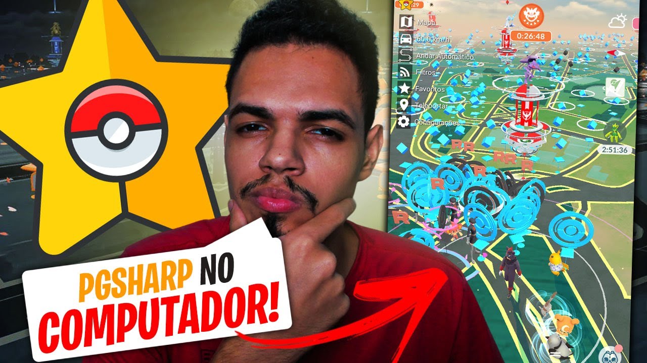 COMO JOGAR POKÉMON GO COM HACK (PGSHARP) EM QUALQUER COMPUTADOR (METODO ATUALIZADO 2023).