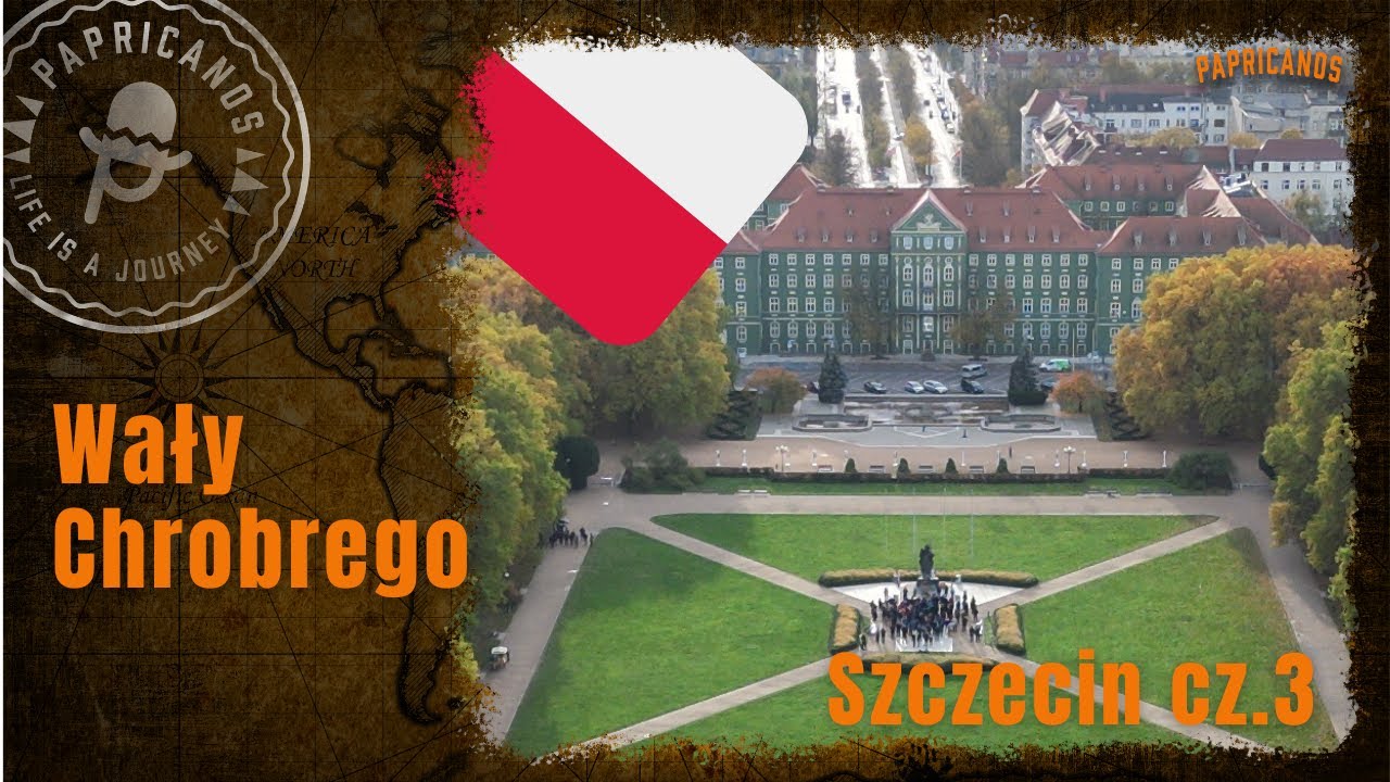 31 Polska - Szczecin. Wały Chrobrego i gdzie tanio a dobrze zjesz w Szczecinie.