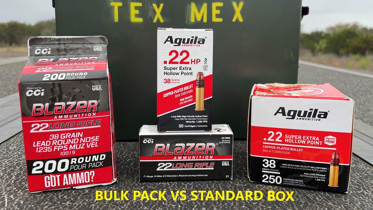 22lr Standard Box vs Bulk Packs