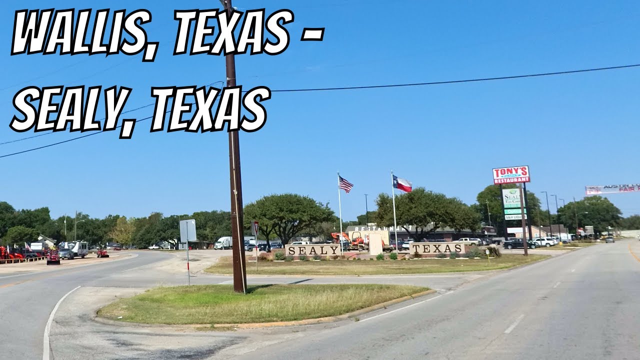 Wallis, Texas to Sealy, Texas! Drive with me on a Texas highway!
