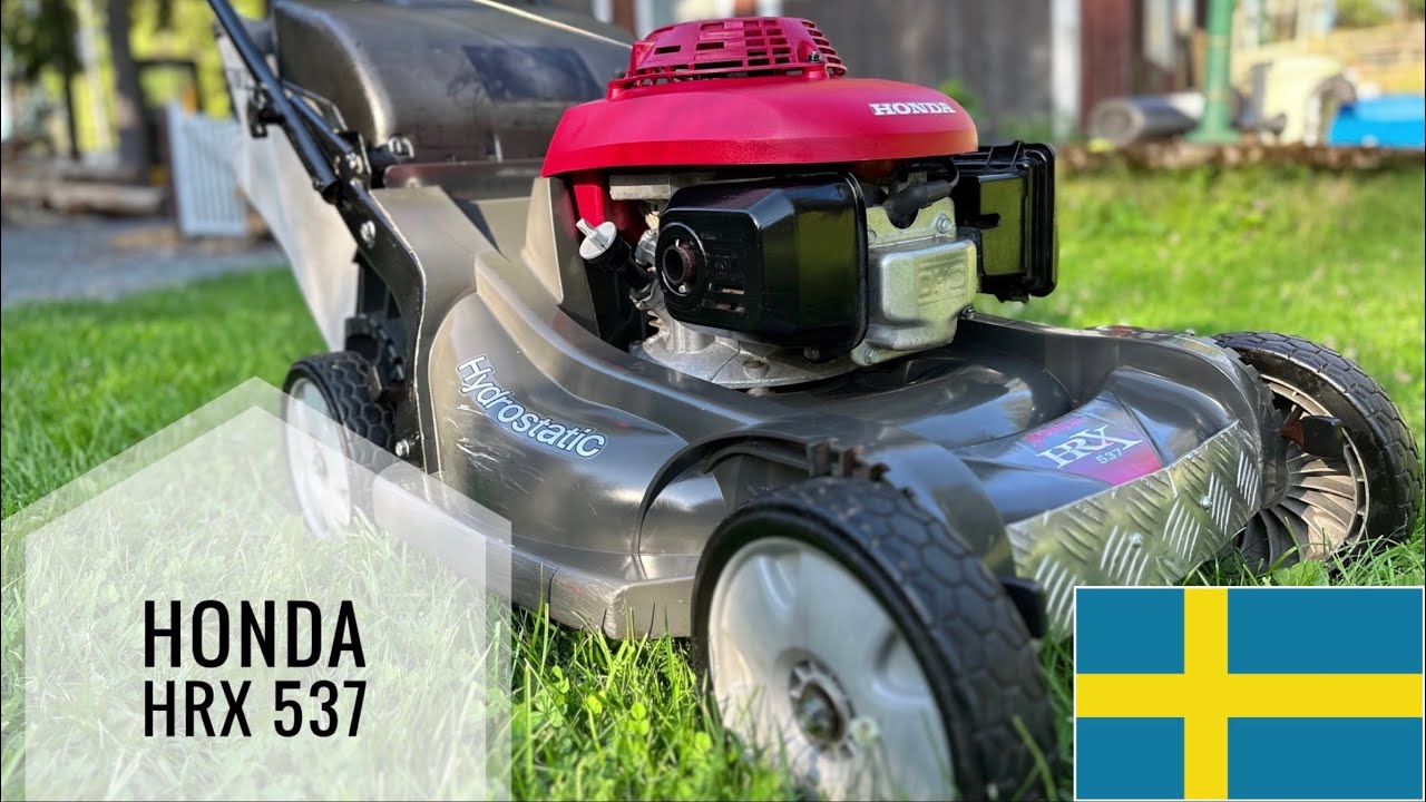 Honda gräsklippare HRX 537 alu stötfångare o förgasar rengöring
