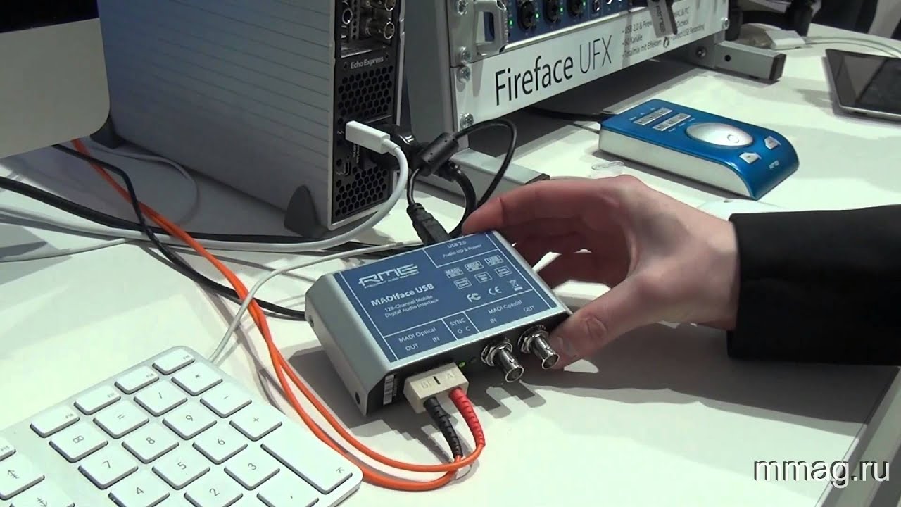 mmag.ru: RME MADIface USB @ Musikmesse 2013