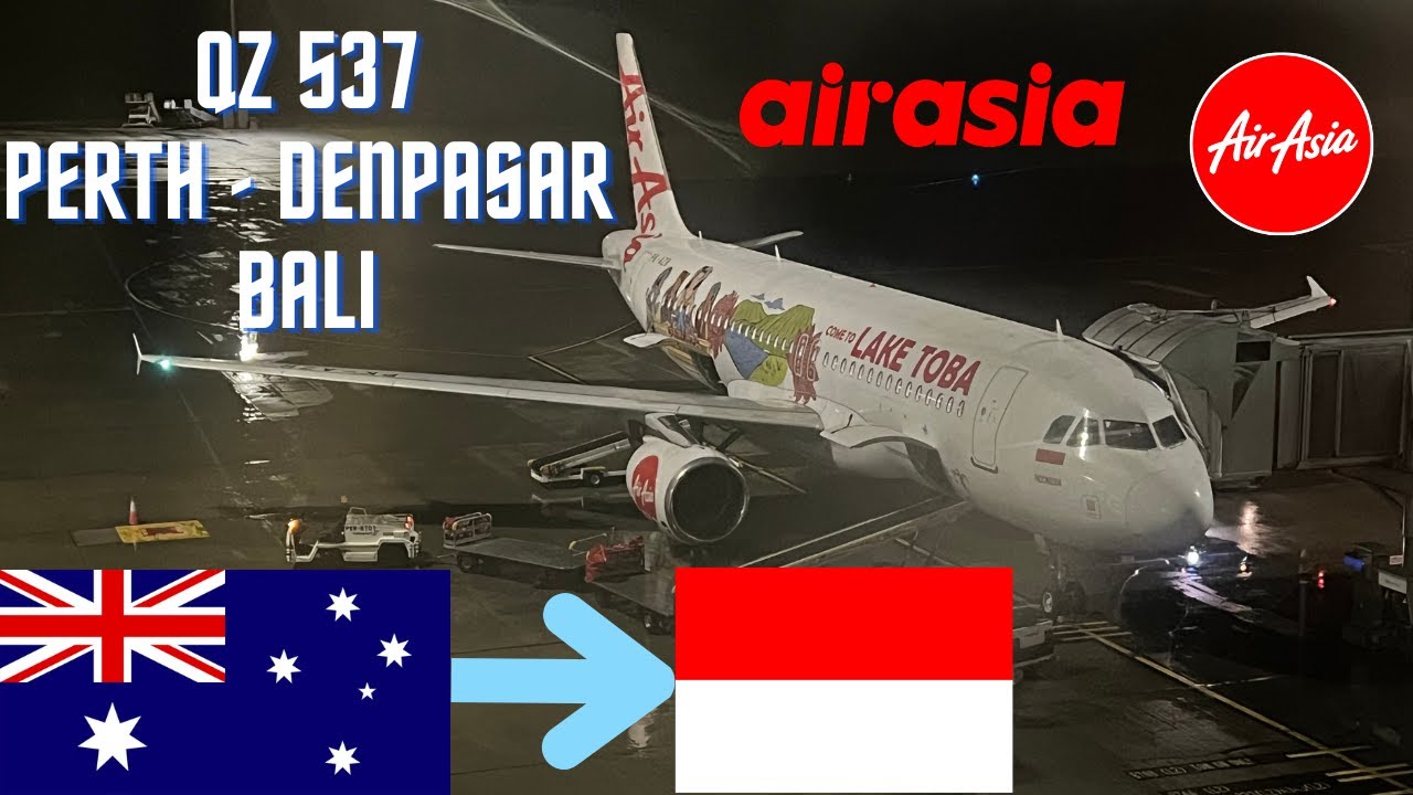 Flight Report: Air Asia A320-200 QZ 537 Perth To Denpasar Bali