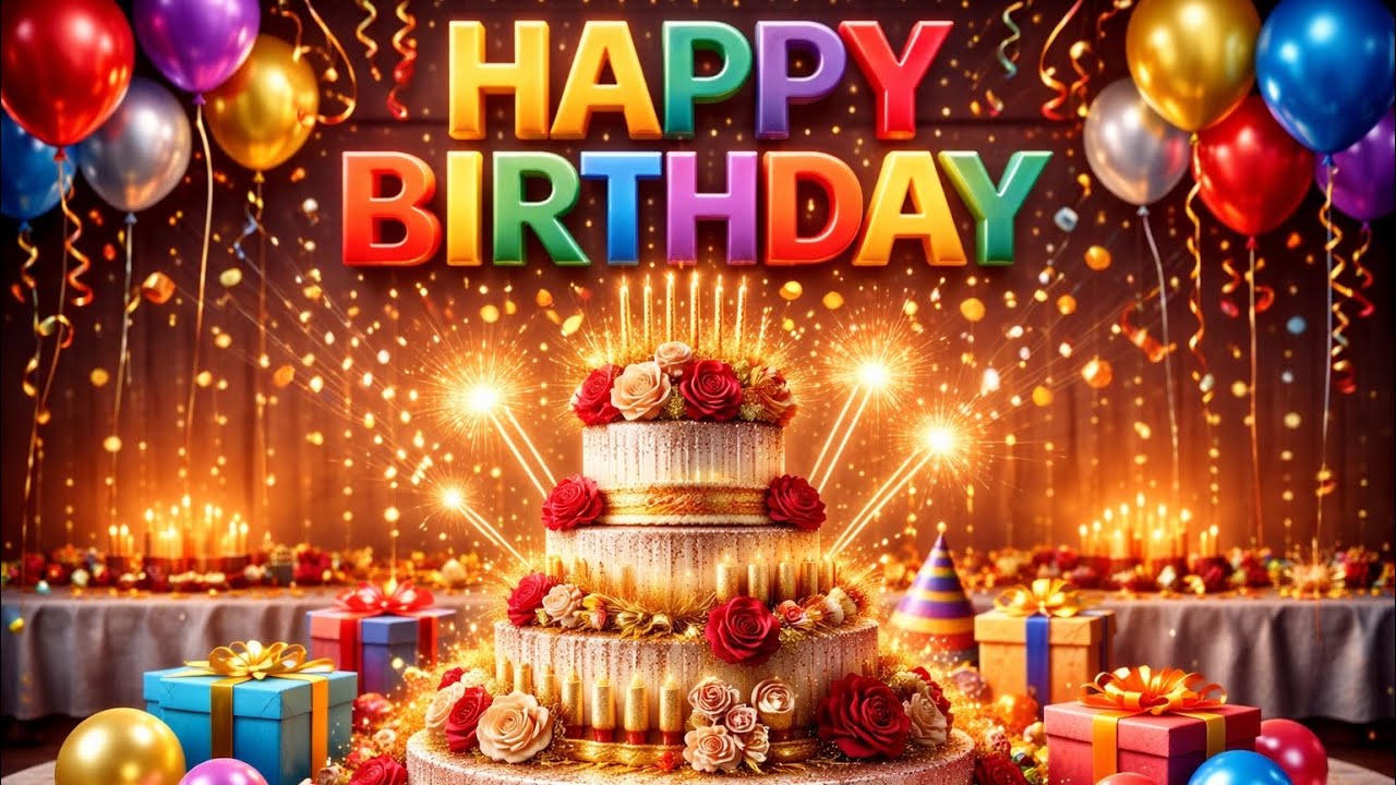 Birthday Countdown Song 🎉 10 9 8 Happy Birthday Party Countdown | Birthday TV