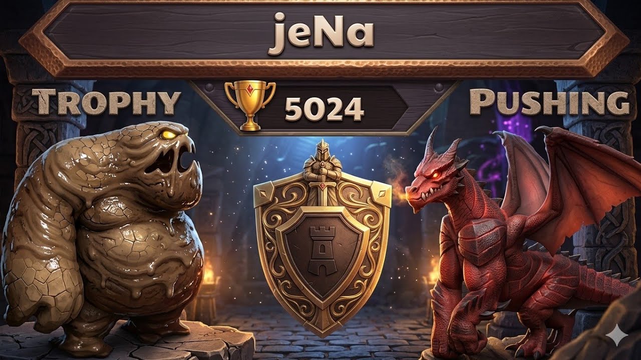 5000 + Trophy 🏆 Grand Master 1 Trophy Push! Castle Crush
