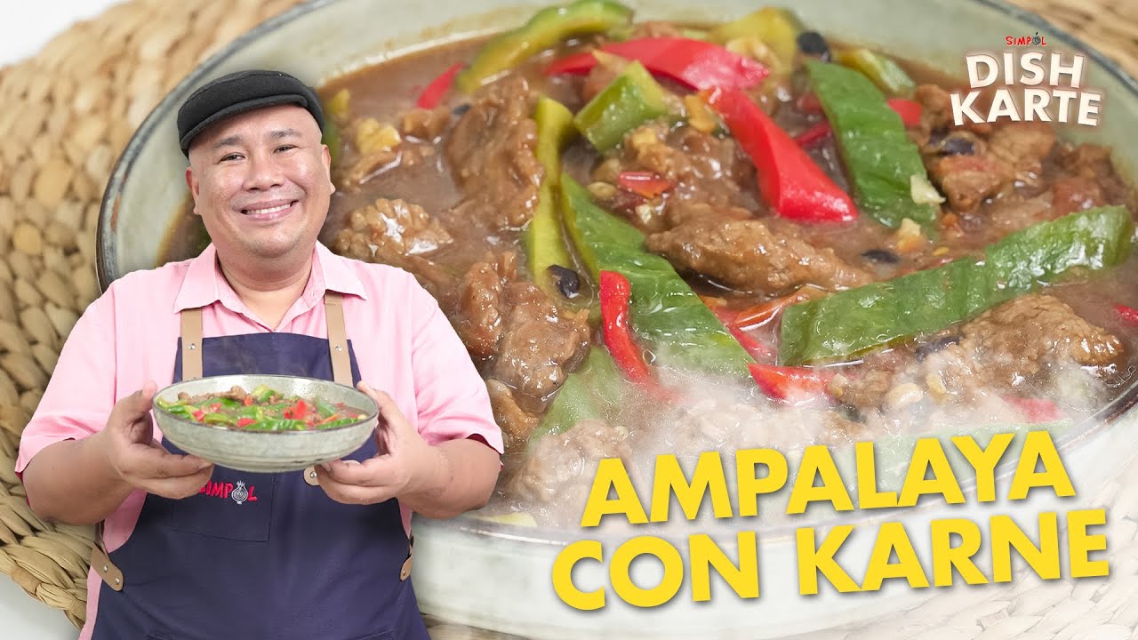 Ampalaya Con Karne Recipe | Simpol Dishkarte | CHEF TATUNG