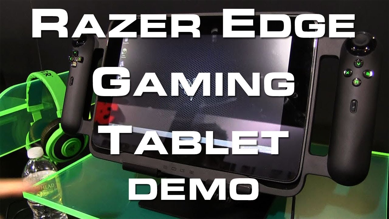 Razer Edge Gaming Tablet Demo