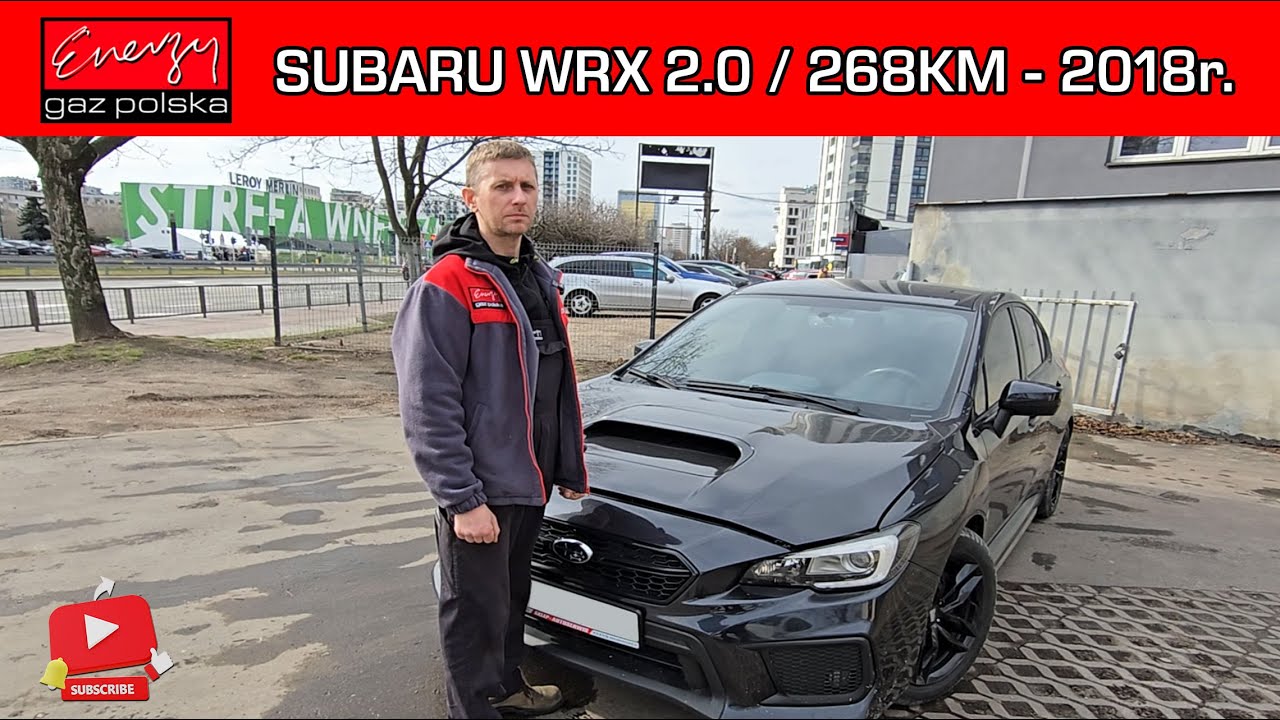 MONTAŻ LPG SUBARU WRX 2.0 268KM 2018R NA GAZ KME W ENERGY GAZ POLSKA