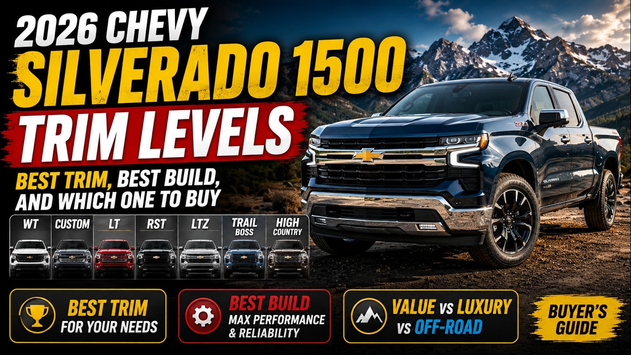 2026 Chevy Silverado 1500 Trim Levels: Best Trim, Best Build, and Which One to Buy
