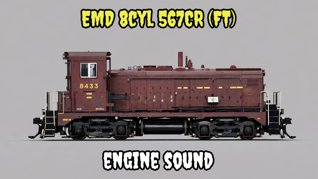 Engine Sound | EMD 8cyl 567CR (FT)