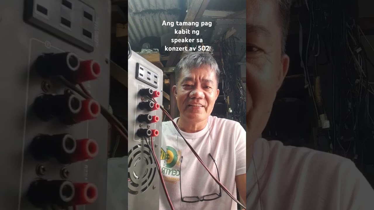 Ang tamang pagkabit ng speaker sa konzert av 502 amplifier #electronics #soundamplifier #tutorial