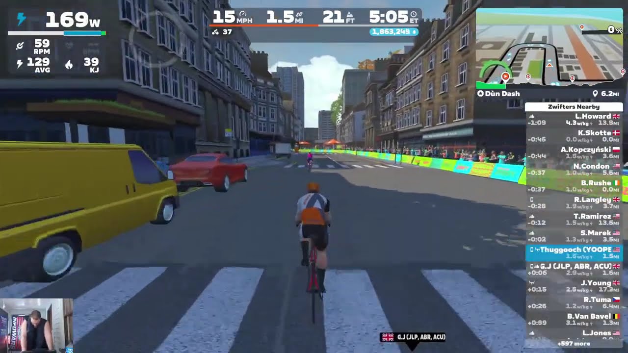 Zwift - Dùn Dash in Scotland
