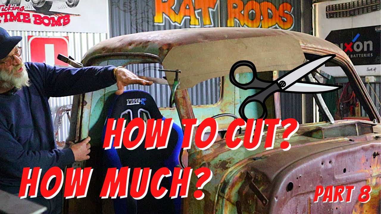HOW TO PLAN A CAR ROOF CHOP (Budget Rat Truck build Part 8)