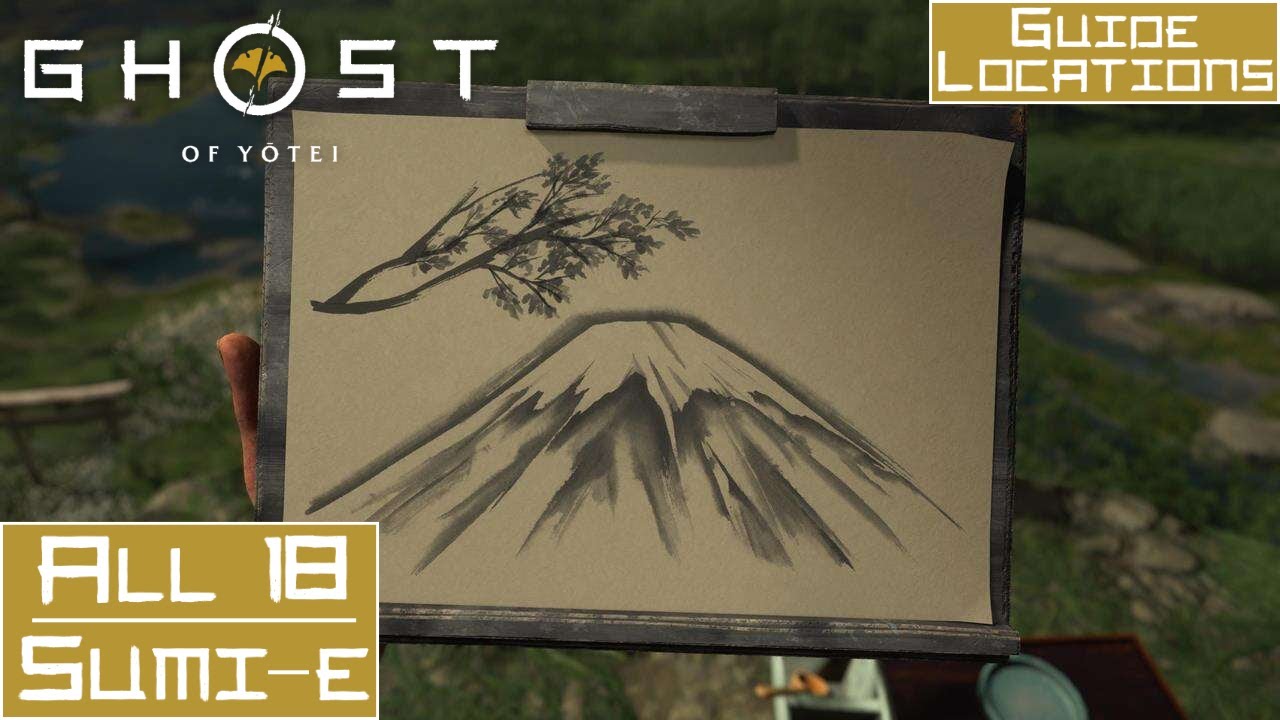 ALL 18 Sumi-E Locations | Ghost of Yotei | PS5