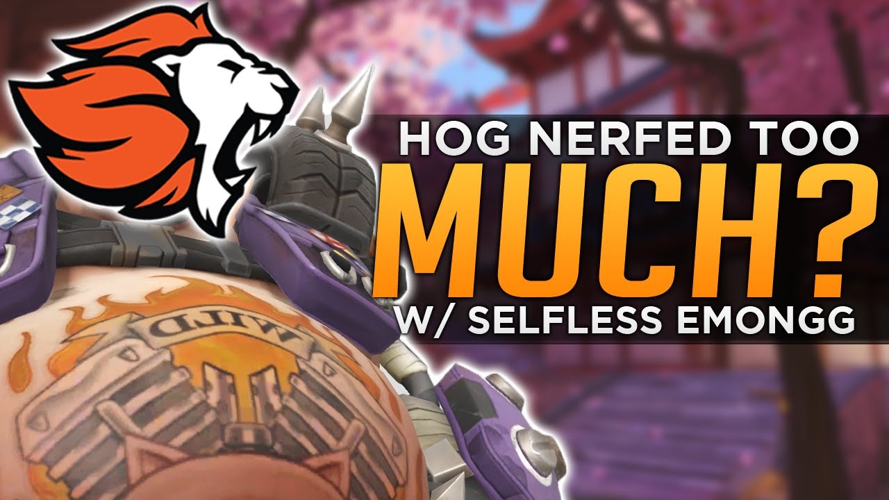 Overwatch: Roadhog Nerfed TOO MUCH!? - Emongg Pro Interview