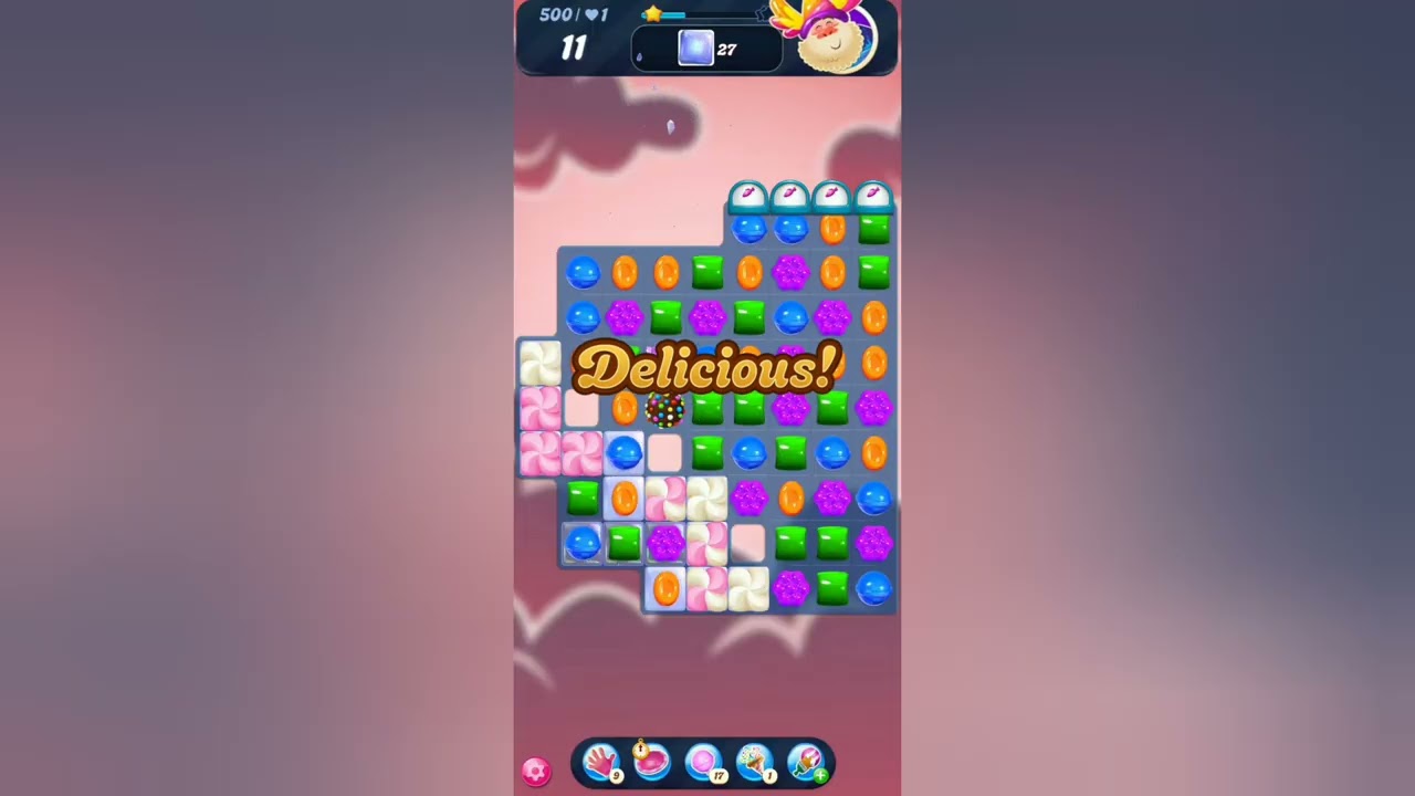 Candy Crush Saga Level 500 (Legendary)