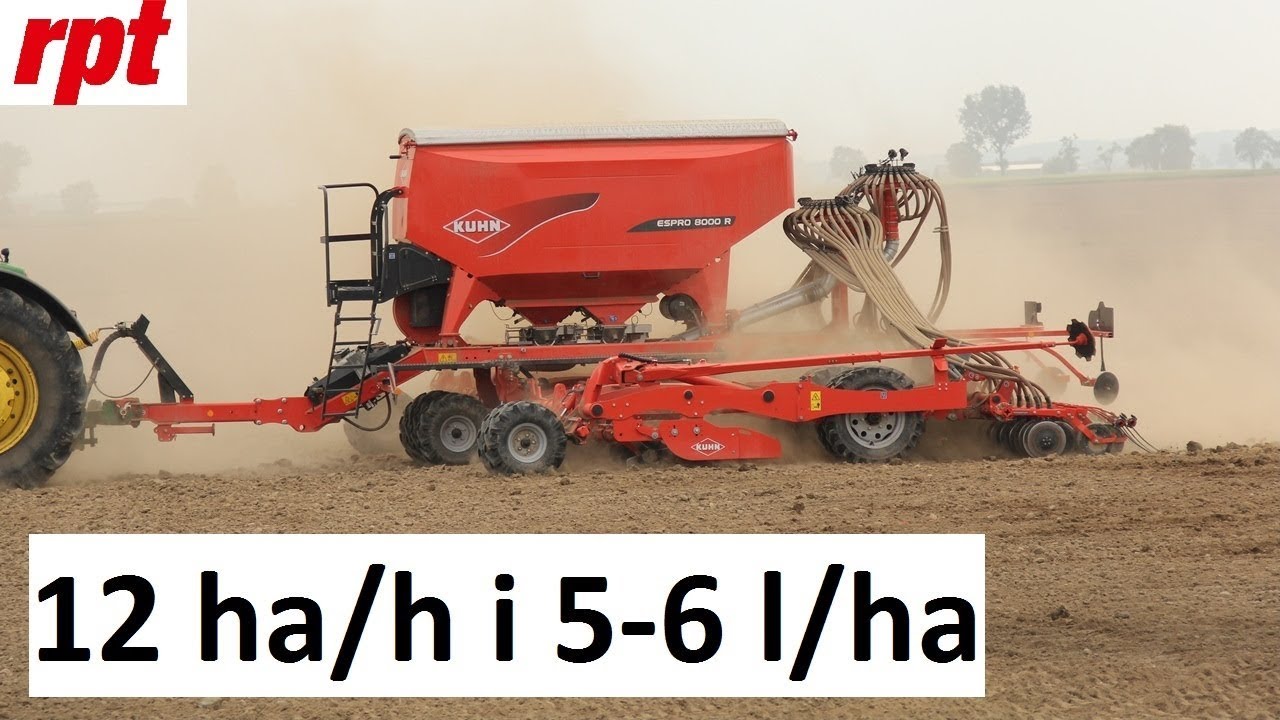 Kuhn Espro 8000 R sieje lucernę