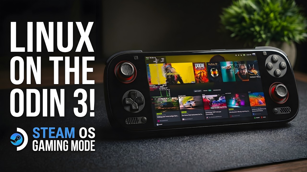 Linux On The ODIN 3! Turn It Into a Mini arm Based Steam Deck!