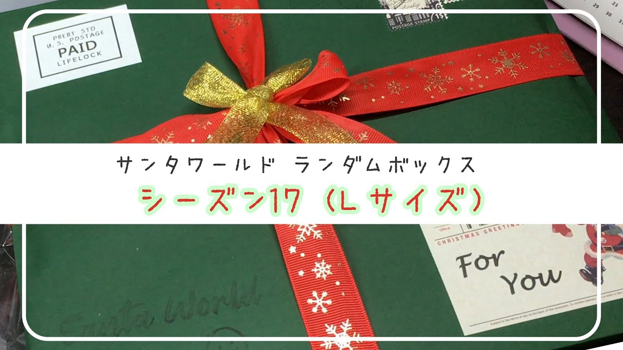 【開封動画】サンタワールドのランダムボックス！シーズン17 Lサイズの中身は？✨ | Unboxing Santa World’s Random Box Season 17 (L Size)