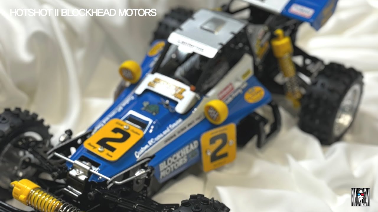 Tamiya RC build - Blockhead motors HOTSHOT II (Timelaps)
