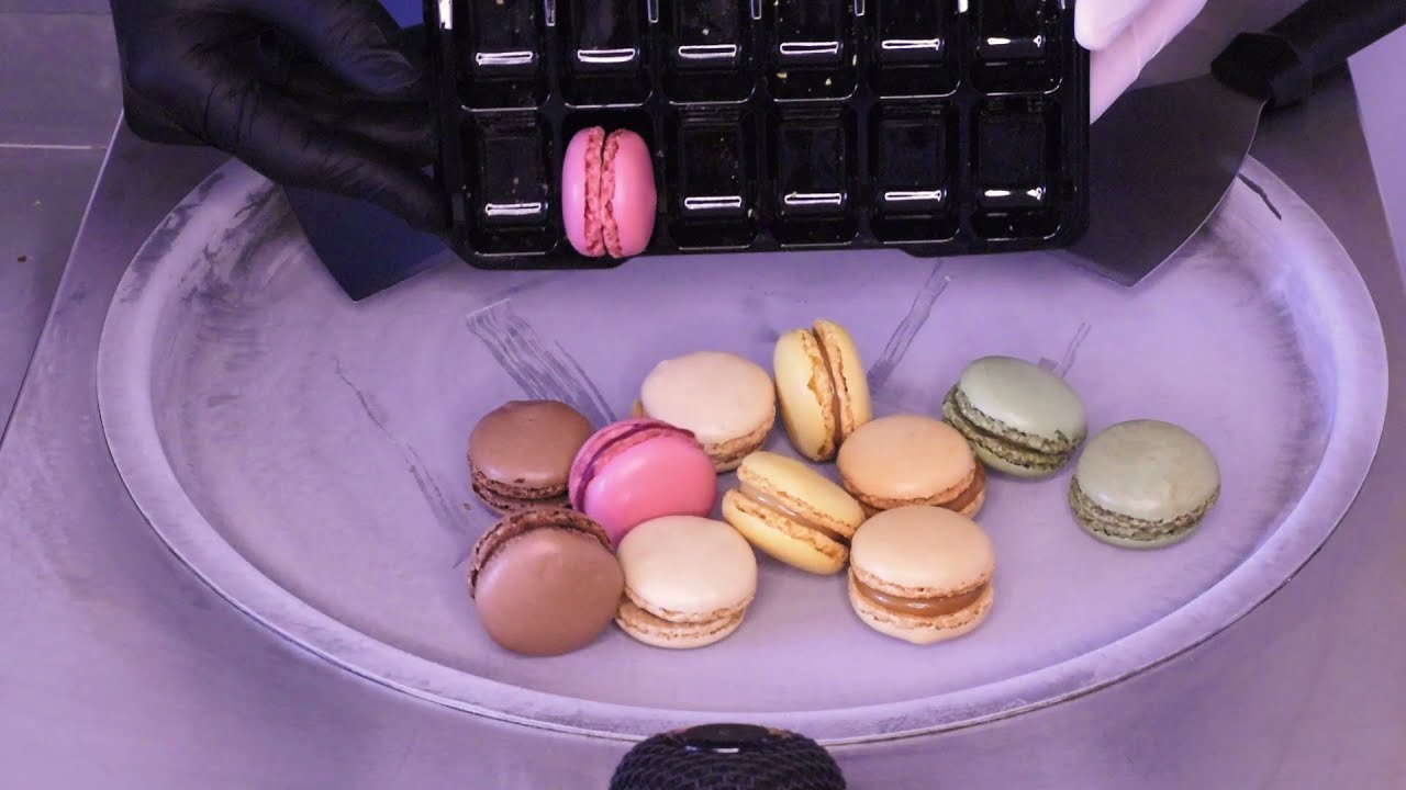 MACARONS 40 K TIKTOK - ICE CREAM ROLLS - ASMR - elis rolls
