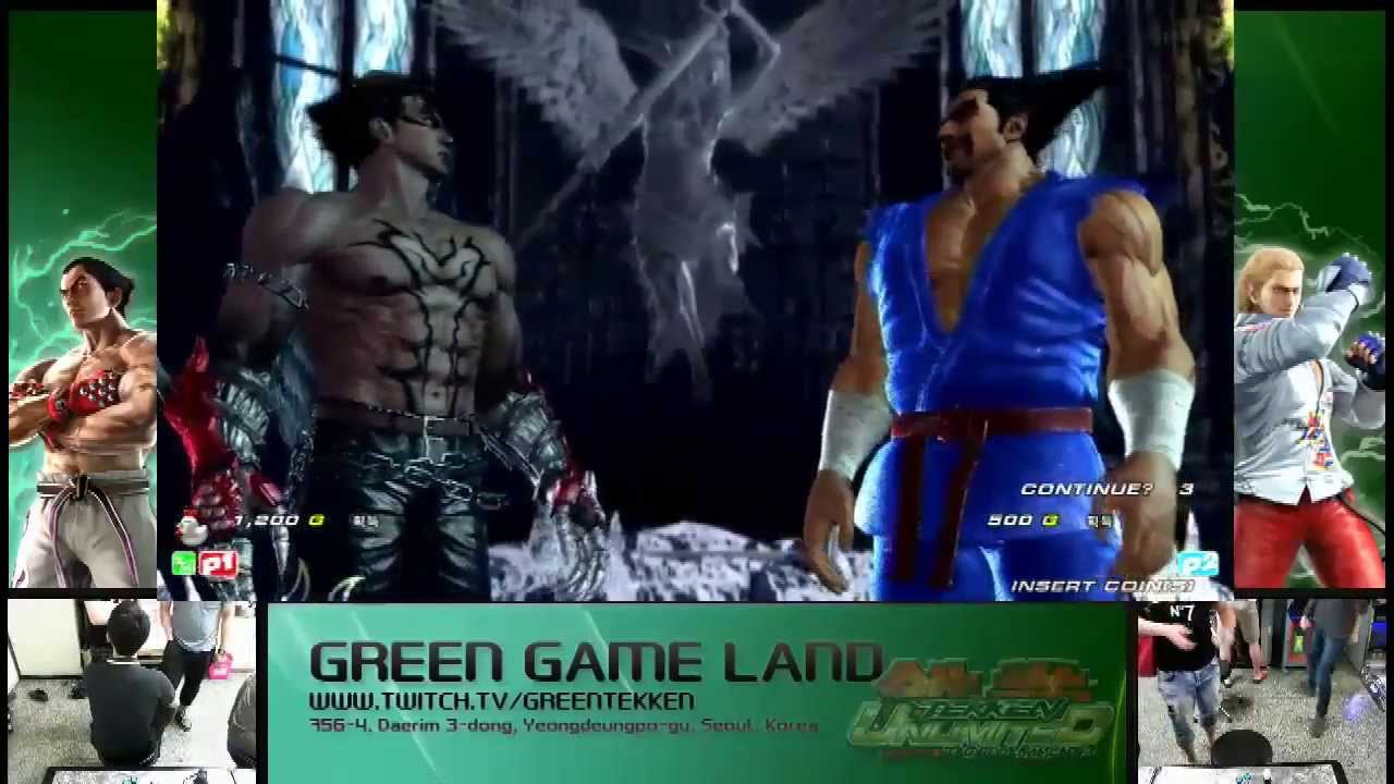 Tekken Tag 2 Unlimited Light (Devil Jin/Heihachi) vs AEK (Kazuya/Lars)