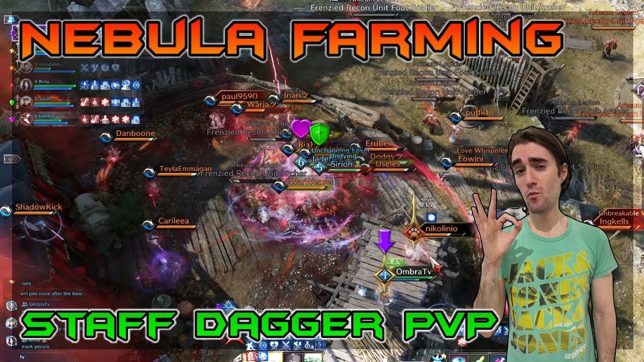 NEBULA FARM - STAFF/DAGGER PVP
