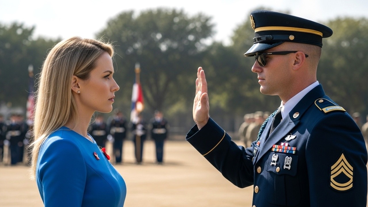 Strażnicy zatrzymali kobietę na pogrzebie generała — 4-gwiazdkowy dowódca przerwał ceremonię