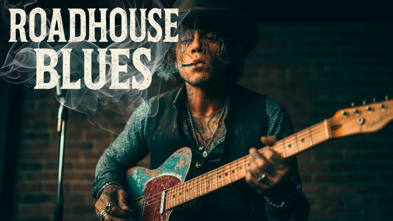 The BEST Roadhouse Blues | Dirty Barroom Shuffle & Smoky Late-Night Vibes 🎱🌃