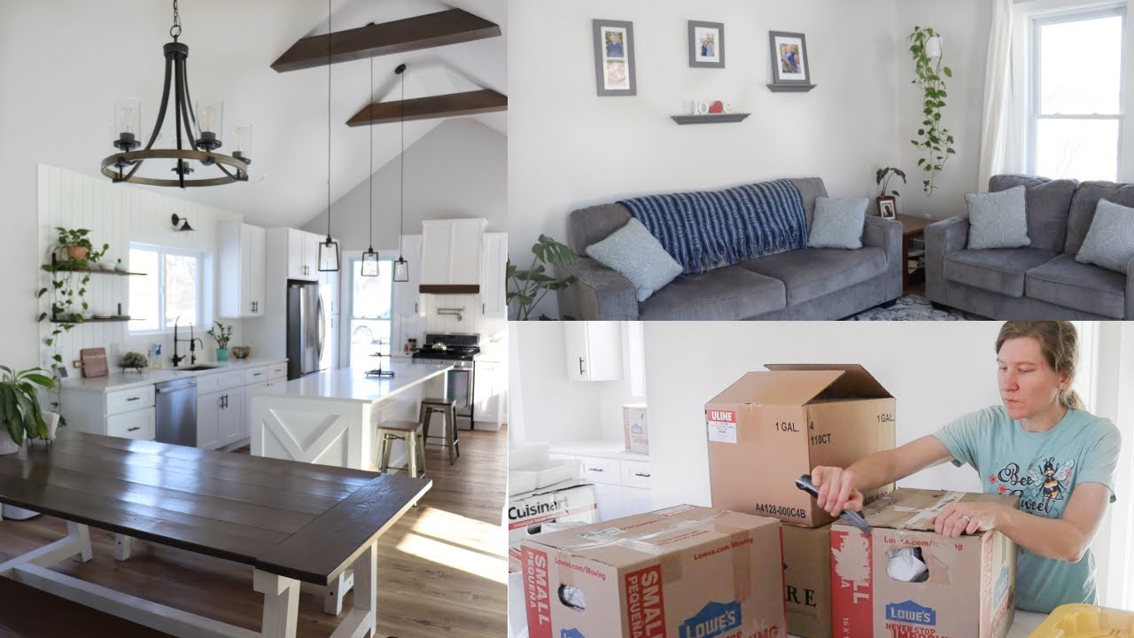 FINALLY moved into our NEW home!! Unpack with me and Tour our Beautiful new home!