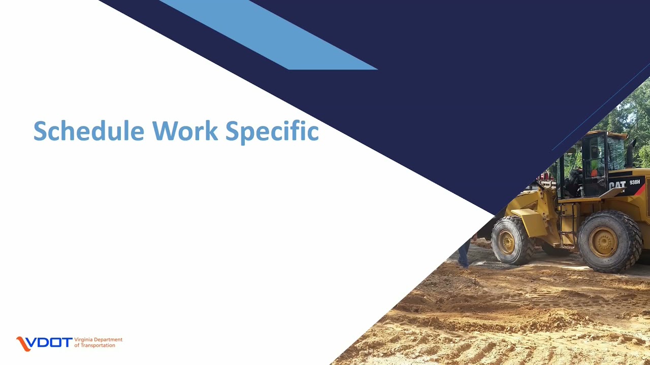 PlanGrid and Schedule Work