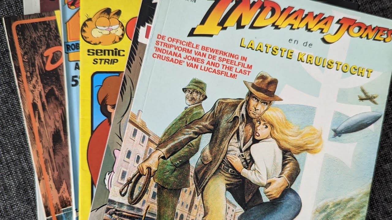 Mijn buit stripboeken en comics van de kinder rommelmarkt op Koningsdag 2023 in Alphen aan den Rijn