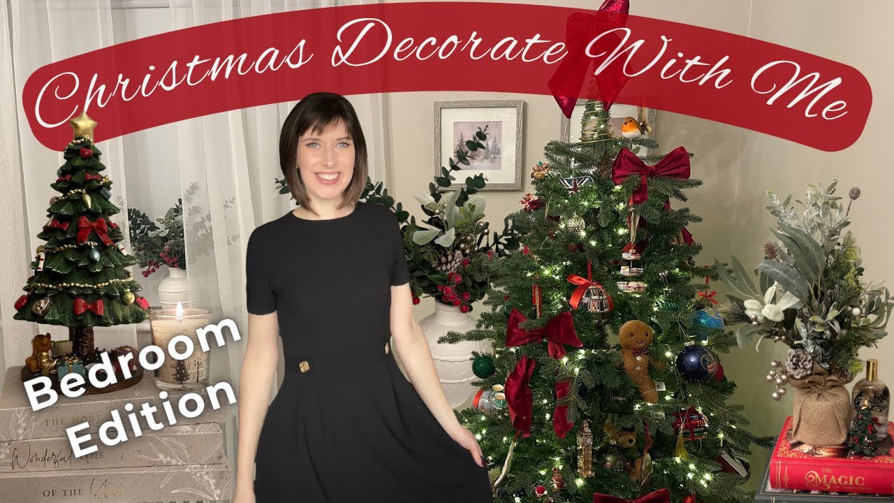 Christmas Decorate With Me 2025 🎄✨ Decorating the Christmas Tree & Bedroom