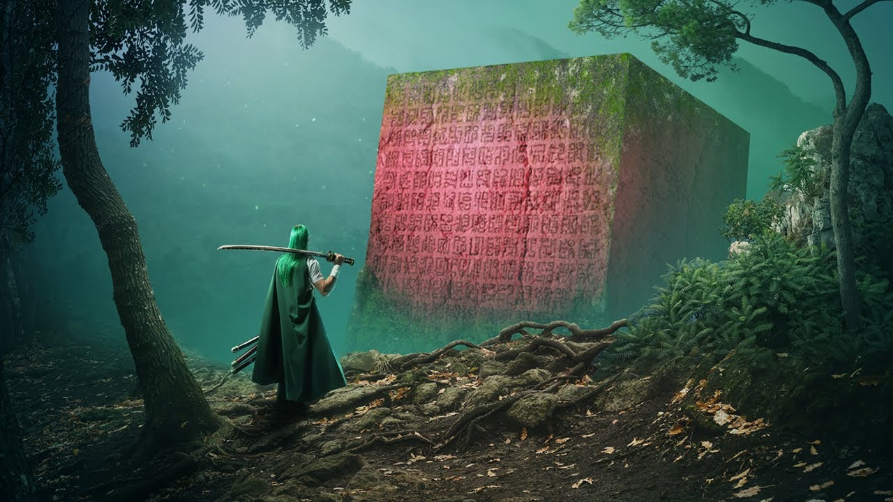 Red Poneglyph Photo Manipulation Tutorial Photoshop