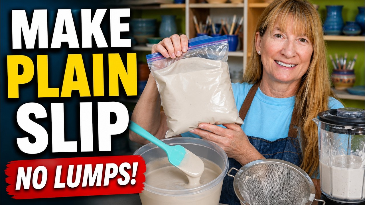 How to Make Plain Clay Slip Easy with No Lumps