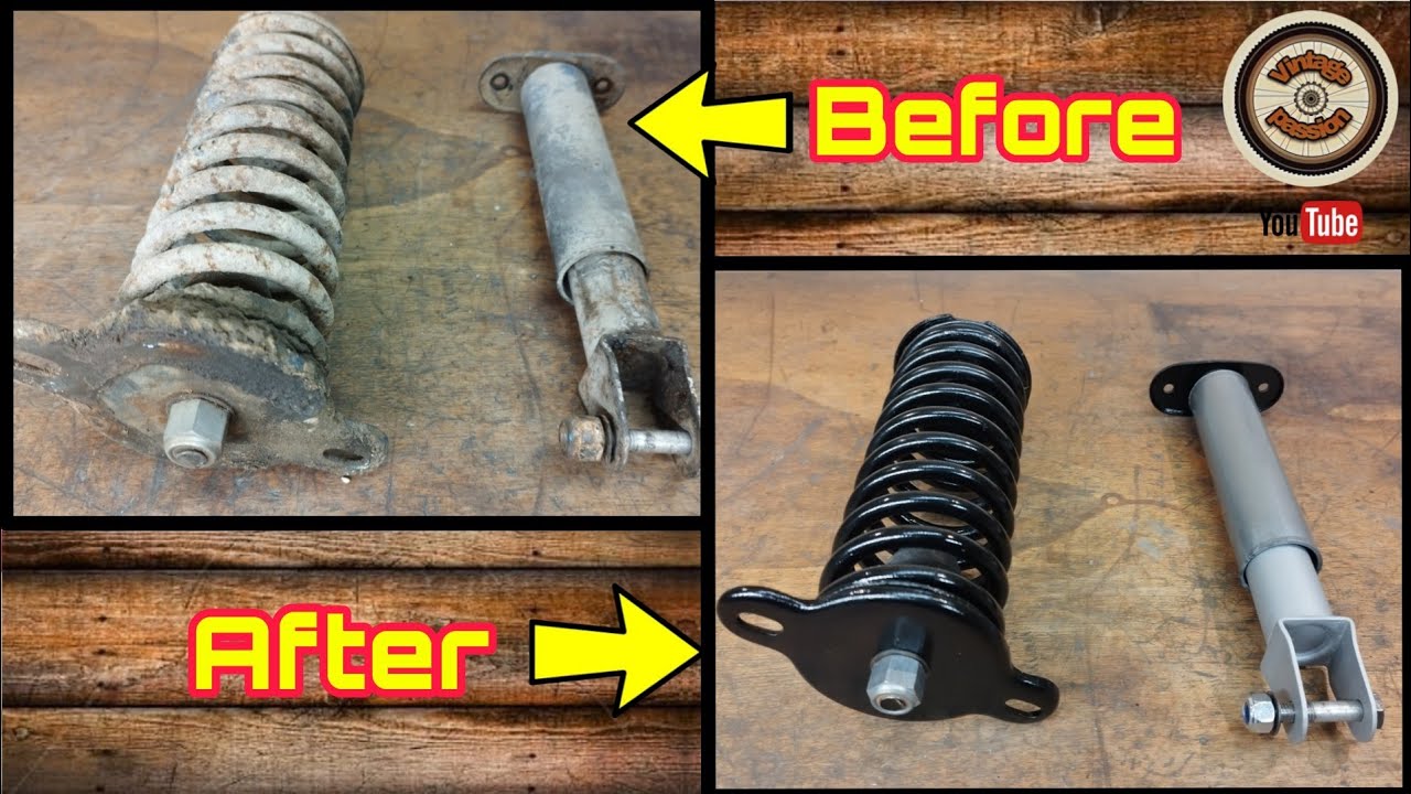 Recupero Ammortizzatori - Restauro Totale Lambretta J50-Part 5