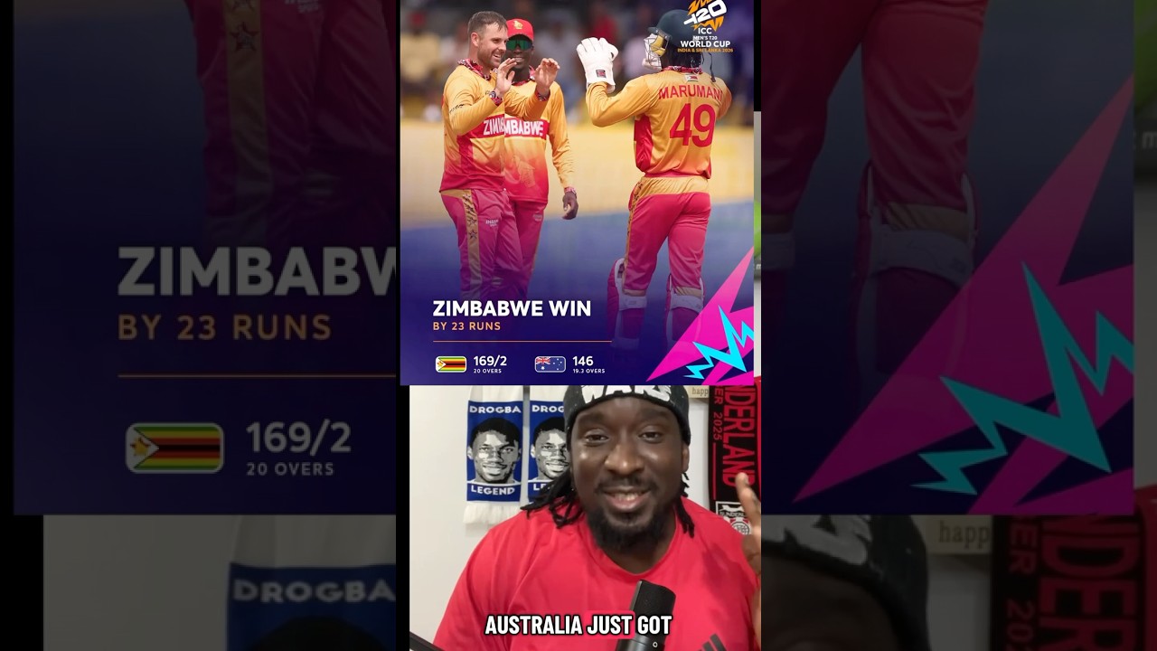 ZIMBABWE STUN AUSTRALIA! 🇿🇼 The Greatest T20 World Cup 2026 Upset? 😱