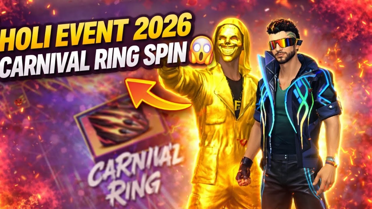 HOLI EVENT 2026: Carnival Ring Spin Mein Gloo Wall Kaise Milegi? 😱 | Free Fire Max