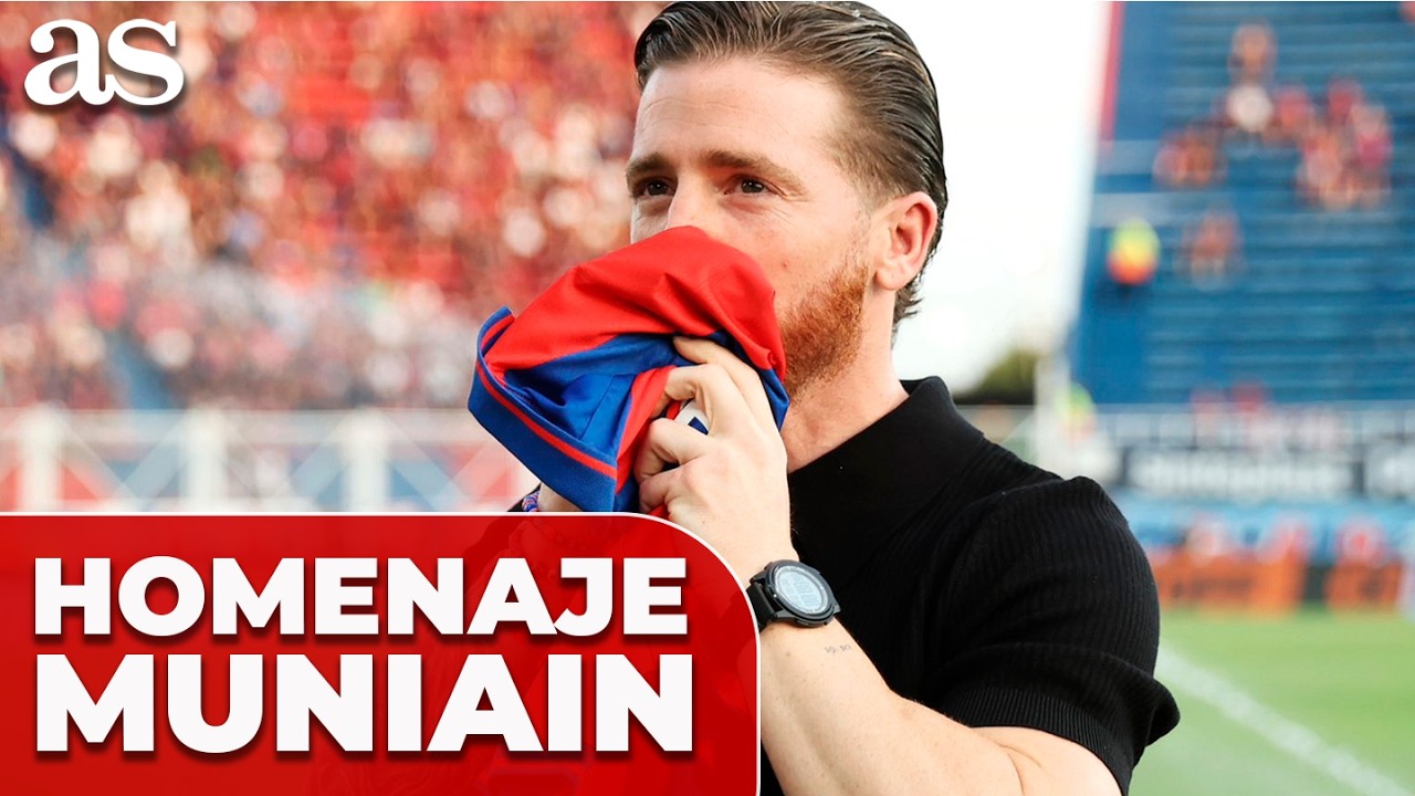 El SENTIDO HOMENAJE de SAN LORENZO a IKER MUNIAIN