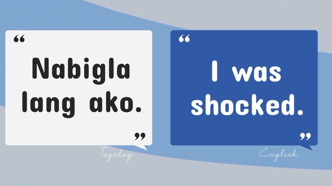 DAILY CASUAL CONVERSATION | English- Tagalog Translation