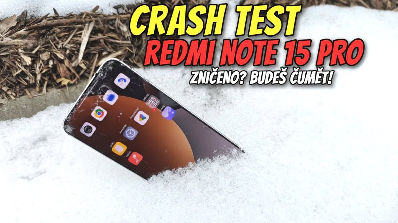 Vyhodil jsem Redmi Note 15 Pro z jedoucího auta a ani to ho nezničilo 😂. Ultimátní crashtest  🤯