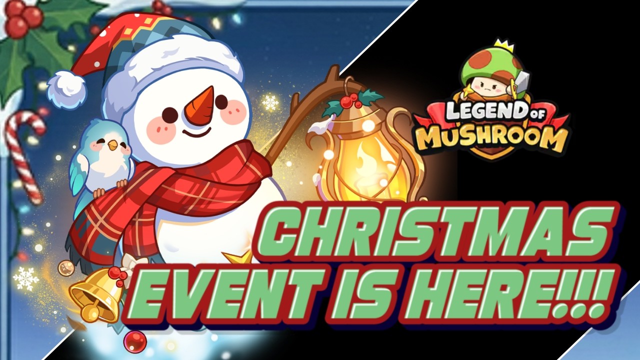Рождественское обновление игры Legend of Mushroom 2025!