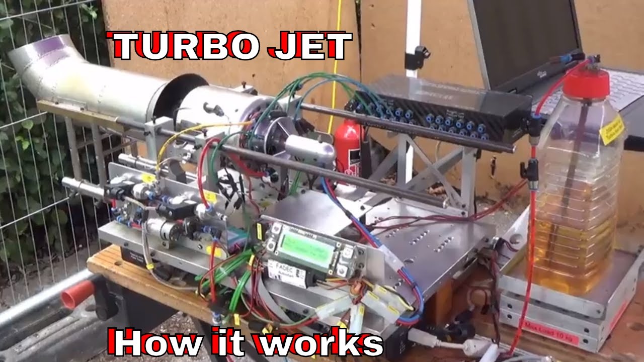 DuB-EnG: Home Made Turbo Jet Engine runs on Kerosene KJ66 Gas Turbines Builders Association (GTBA)